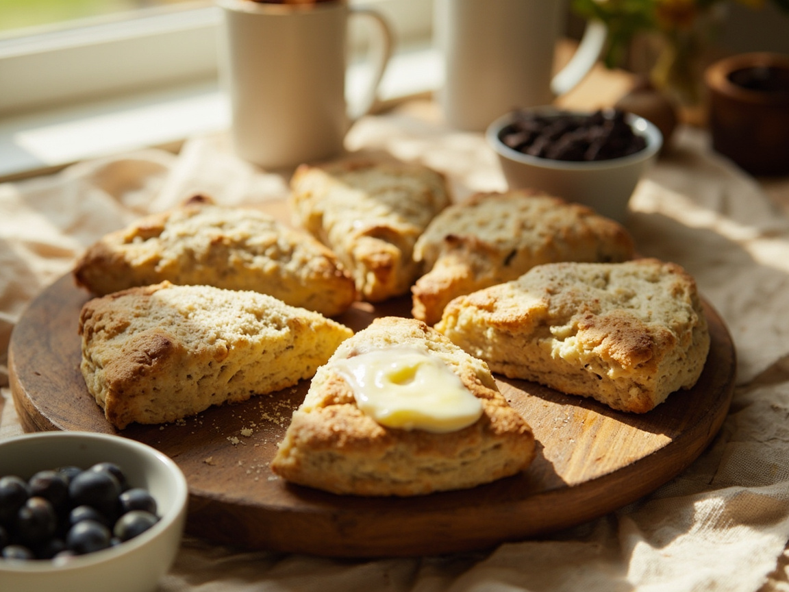 Easy Failproof No-Butter Cream Scones